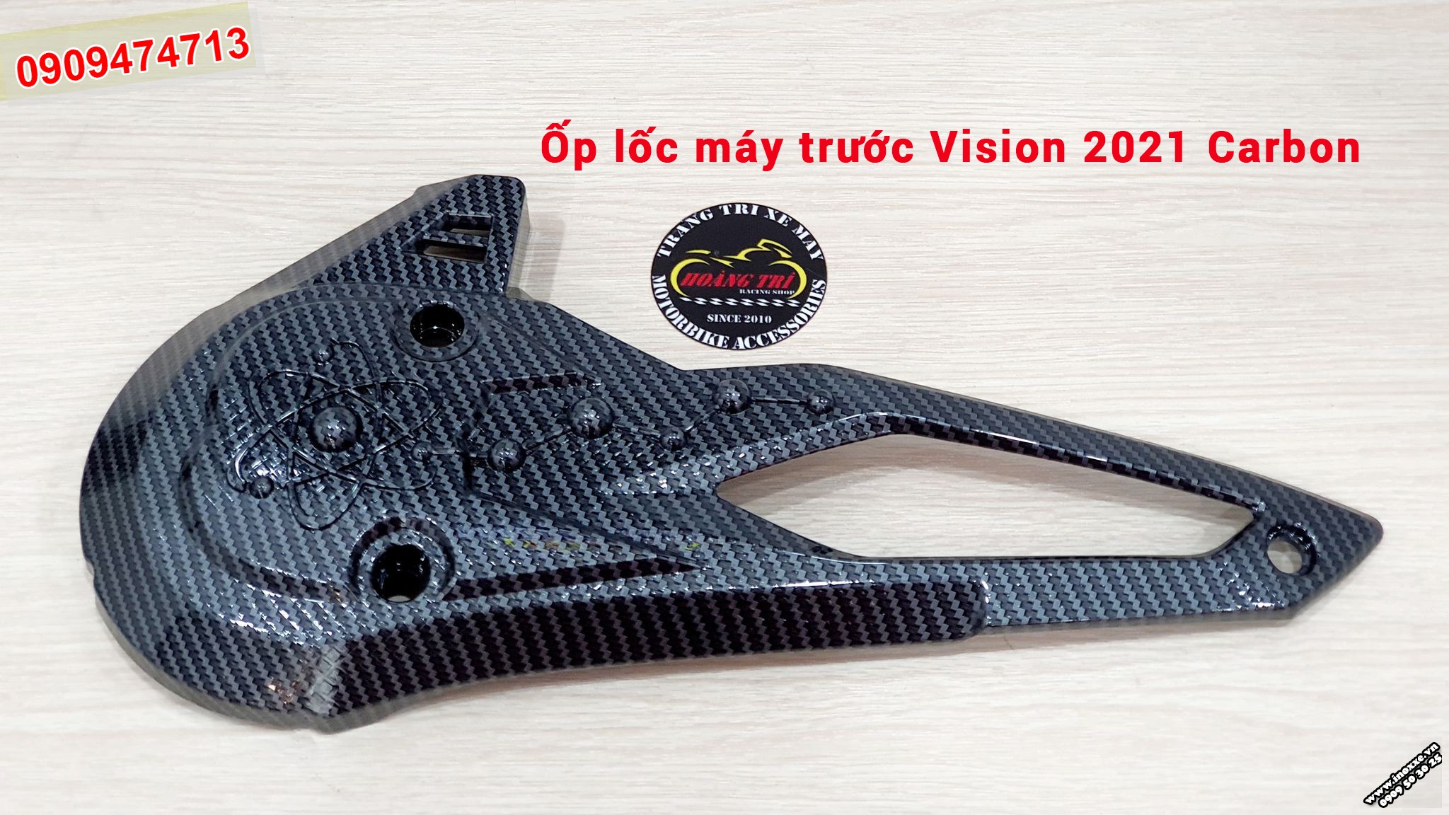 Ốp lốc máy trước Vision 2021 Carbon